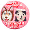 Hooman and Me - Round Portrait Cake